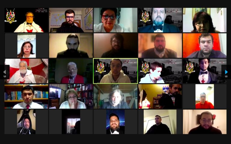 Encuentro templario por videoconferencia con el Priorato de Arequipa